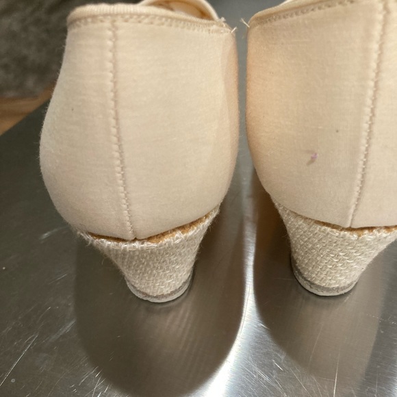 Beacon vintage 👠 embroidered beige shoes - Picture 7 of 8